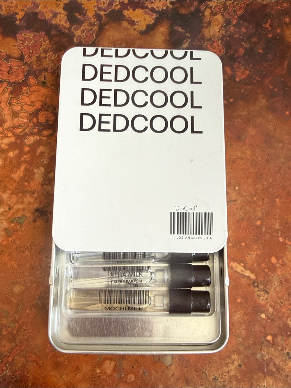 DedCool Fragrance 6 Sample/Travel Vials Set in Reusable Tin